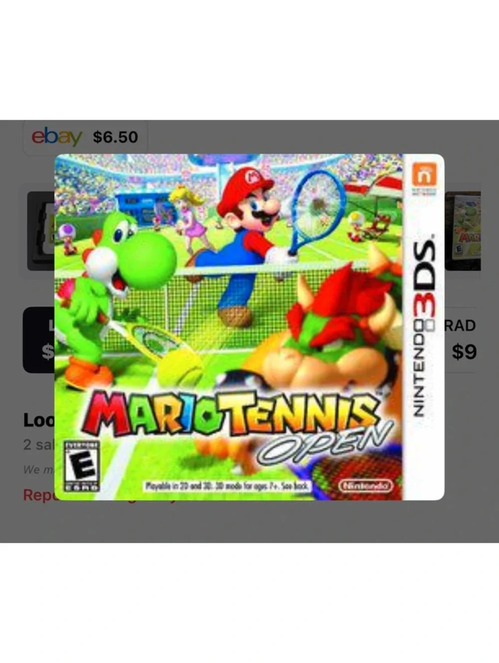 Mario Tennis open for Nintendo 3DS